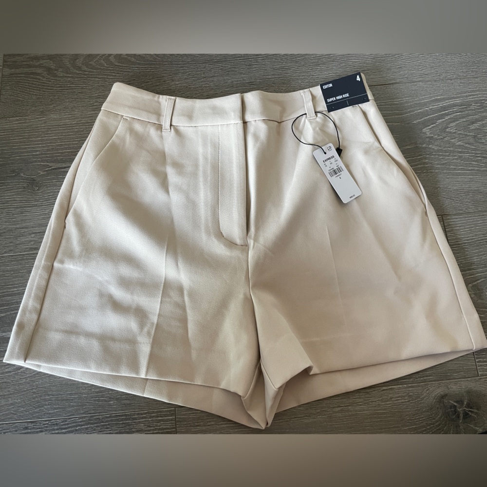 Editor Super High Waisted Tailored Shorts